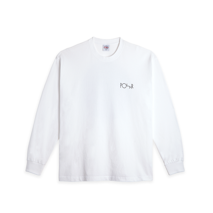 Fill Logo LS Tee | Klez Crossing - White