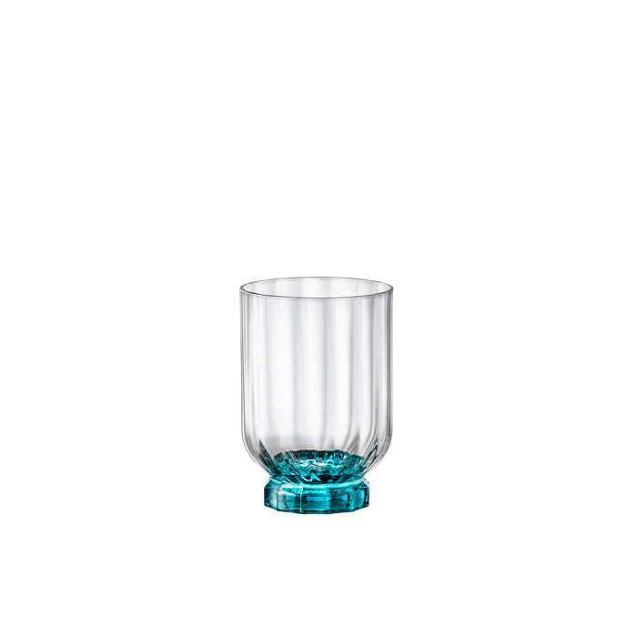 Bormioli Rocco Florian 12.6 oz. DOF Drinking Glasses, Lucent Blue (Set of 4)