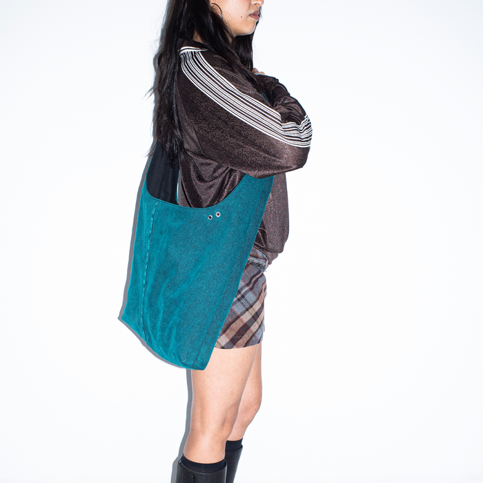 Gousi X Polar | Big Crossbody Bag - Teal Black