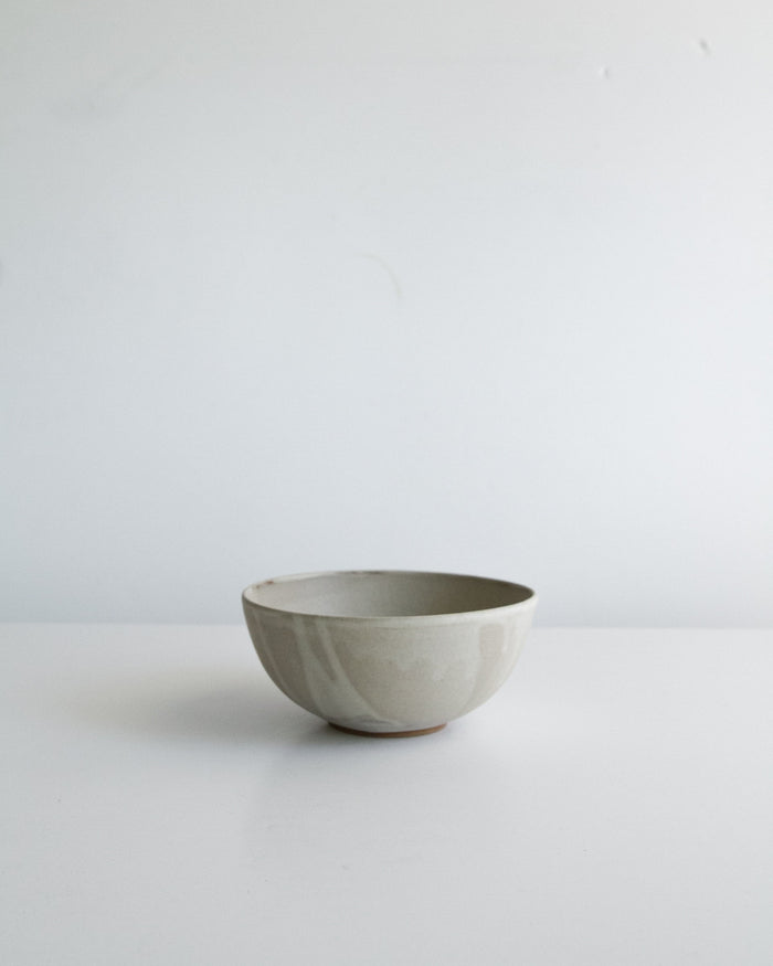 Grey Wash Stoneware Soup Bowls