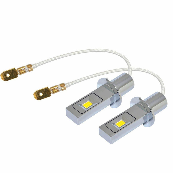 H1 LED Bulbs Super Bright 12V Fog Lights, 6000K White/3000K Yellow -Alla Lighting