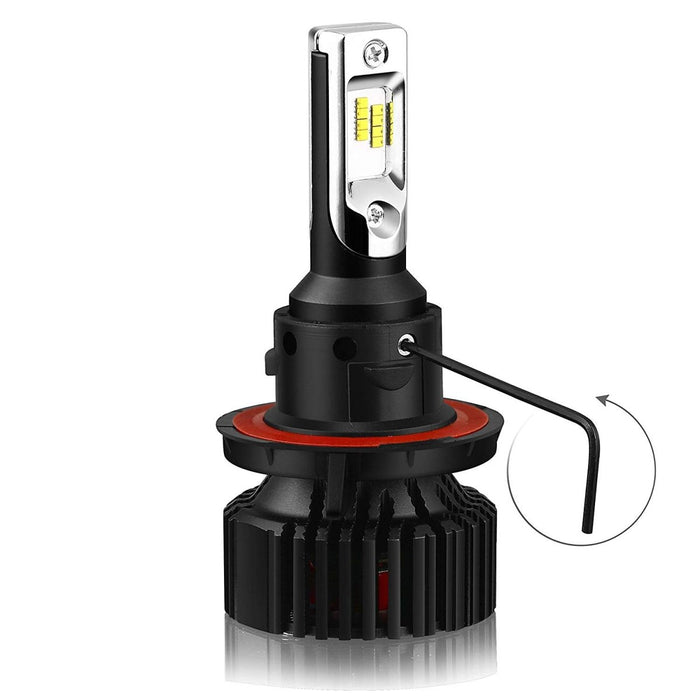 H13 9008 LED Kits Bulbs for Cars, Trucks, 6500K Xenon White -Alla Lighting