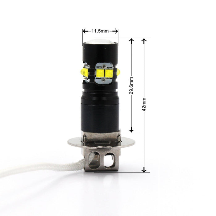 H3 LED Fog Lights Bulbs 50W Cree Replacement for Cars, Trucks -Alla Lighting