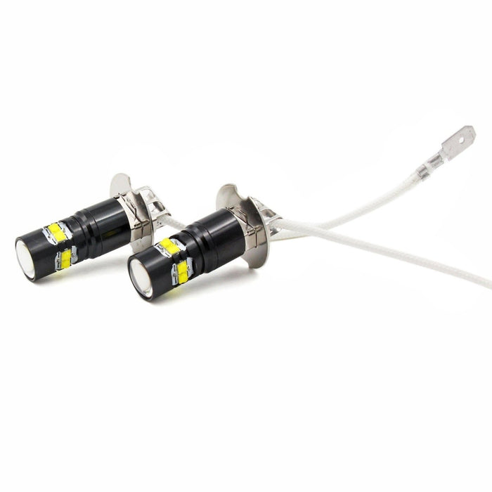 H3 LED Fog Lights Bulbs 50W Cree Replacement for Cars, Trucks -Alla Lighting