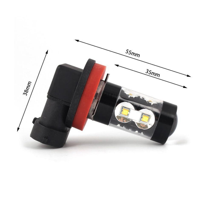 H8 H11 H16 LED Bulbs 50W Cree Fog Lights Replacement for Cars, Trucks -Alla Lighting