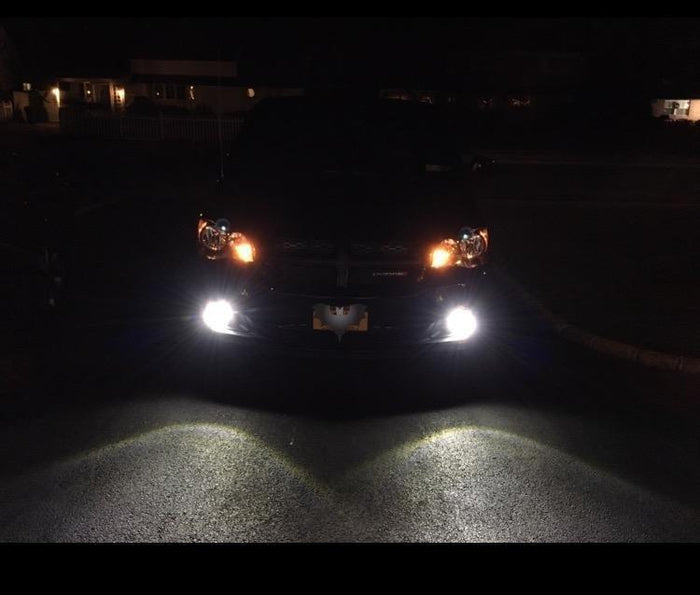 H8 H11 H16 LED Bulbs Fog Lights CSP SMD, 6000K Xenon White -Alla Lighting