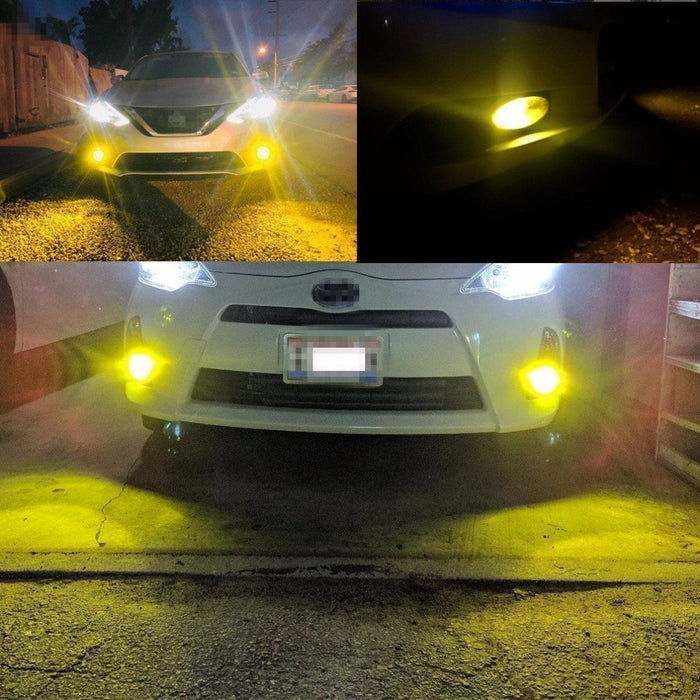 H8 H11 LED Bulbs Fog Lights Upgrade H16 for Cars, Trucks, 3000K Yellow -Alla Lighting