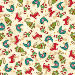 Happiness Is Homema - Ornaments - Qt Fabrics - 28909-E
