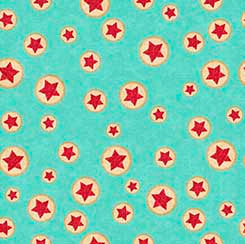 Hey Cowgirl - Blue Star Toss - 30373  - Qt Fabrics