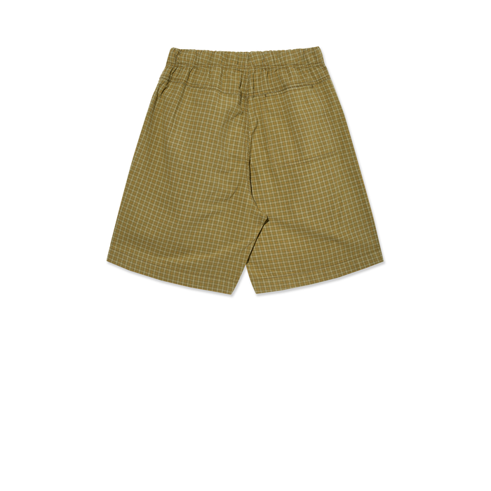 Hike Shorts | Cotton - Olive Check