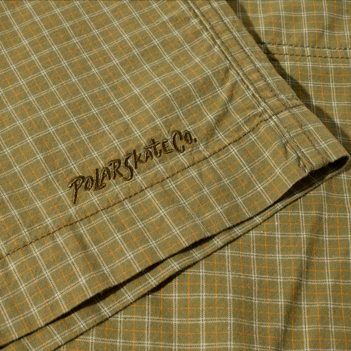 Hike Shorts | Cotton - Olive Check