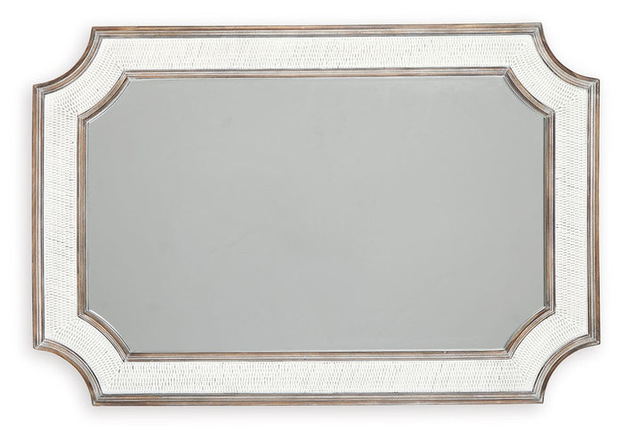 Howston - Antique White - Accent Mirror