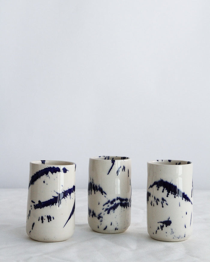 Indigo Splash Tumblers