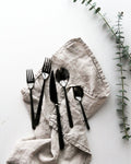 Mepra Linea Polished Black Flatware