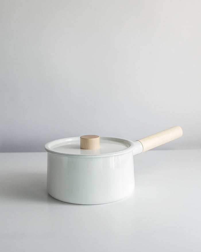 Japanese Enameled Sauce Pan