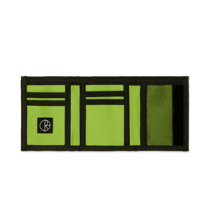 Key Wallet | Script Logo - Black/Lime