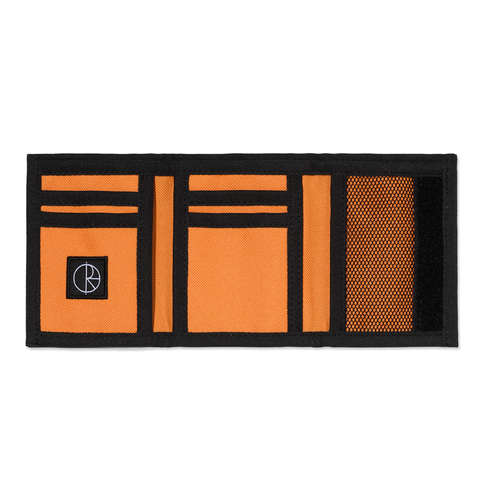 Key Wallet | Script Logo - Black/Orange