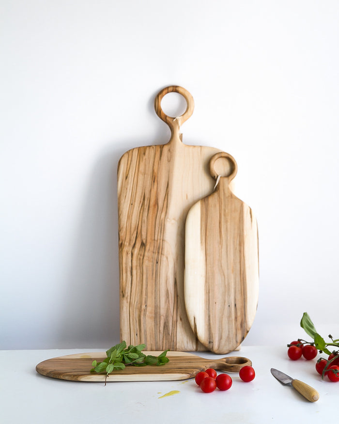 Ambrosia Maple Loop Handle Serving Board