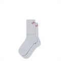 Large Rib Socks | College - Heather Grey