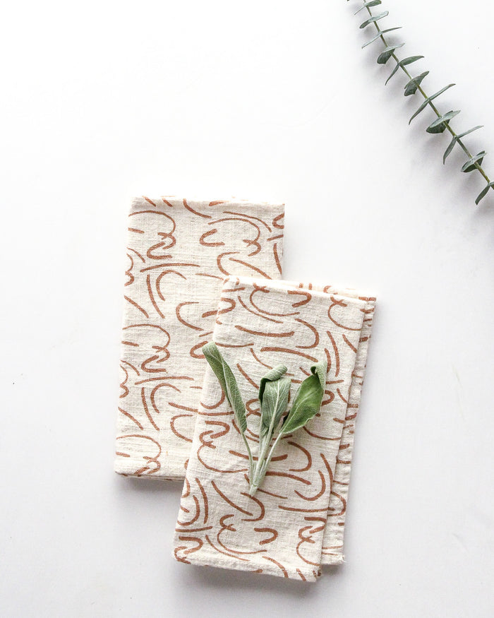 Linen Shorthand Napkins