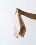Linen Shorthand Tea Towel - Blush
