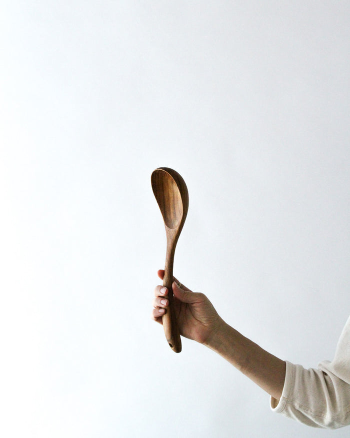 Long Handle Teak Ladle