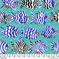 Minnows - Aqua - FreeSpirit Fabrics - Kaffe Fassett