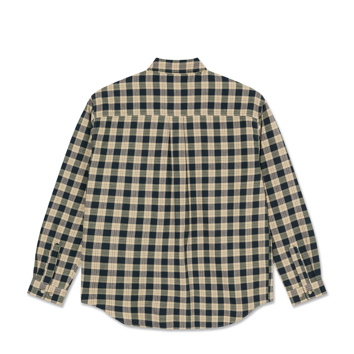 Mitchell LS Shirt | Flannel - Teal/Butter