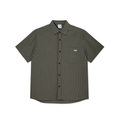 Mitchell Shirt | Poplin - Black/Green