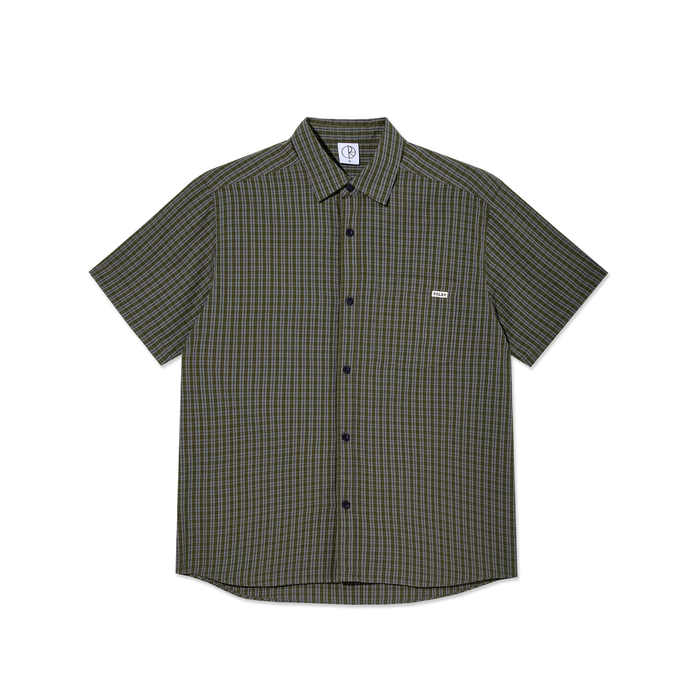 Mitchell Shirt | Poplin - Black/Green
