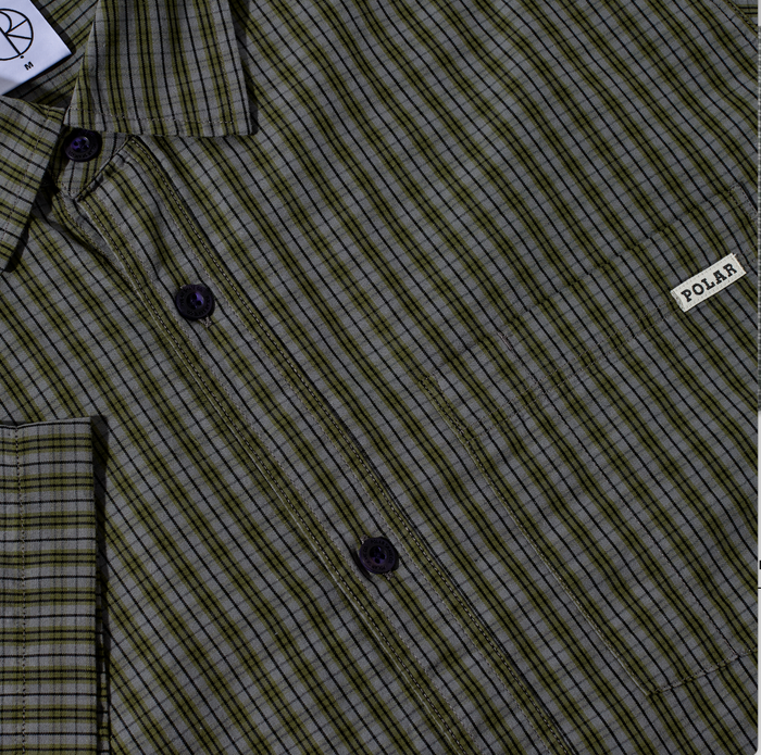 Mitchell Shirt | Poplin - Black/Green