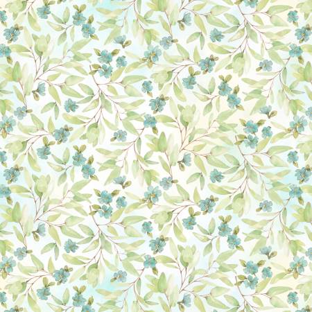 Packed Mini Floral - Green - P&B Textiles - BUNN05662-GB