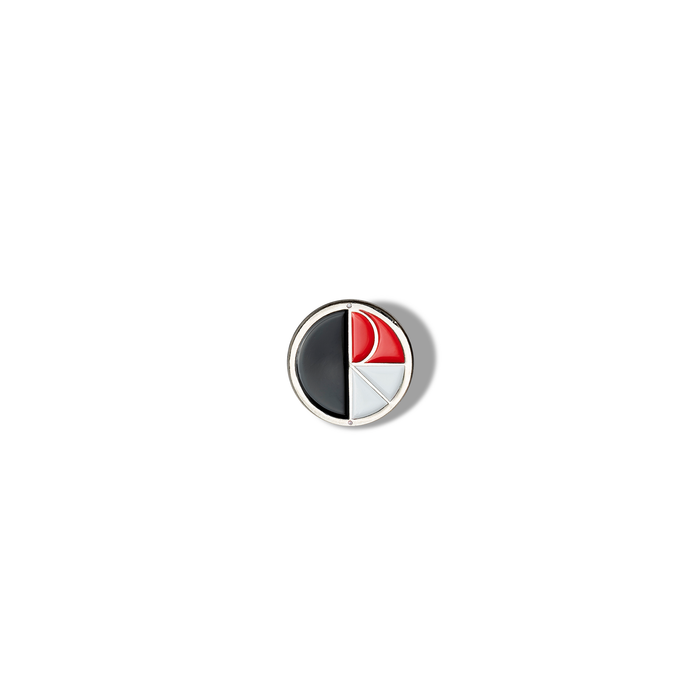 Pin | Fill Logo - Silver/Black/Red