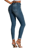 Pit Bull Jeans Women's High Waist Ripped Jeans Pants With Butt Lift 64771