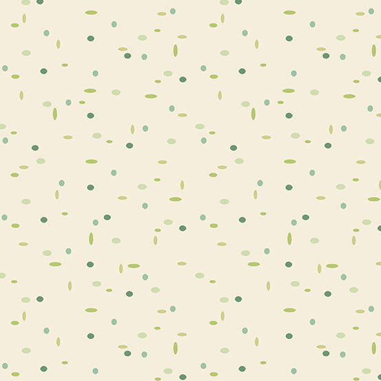 Poppies - Seed Scatter Cream - Andover Fabrics - A-756-L