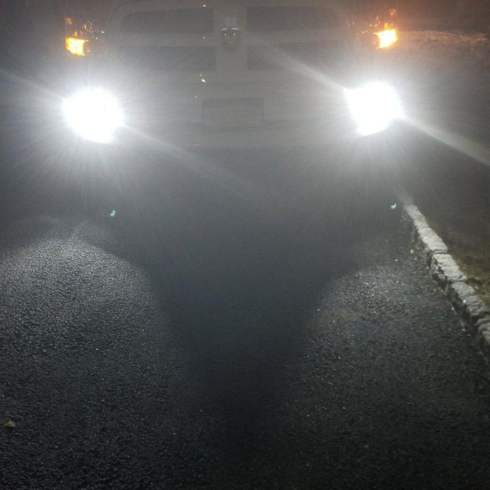 PSX24W 12276 LED Fog Lights Bulbs 12V 2504, 6K White/3K Yellow/Red/8K Blue -Alla Lighting