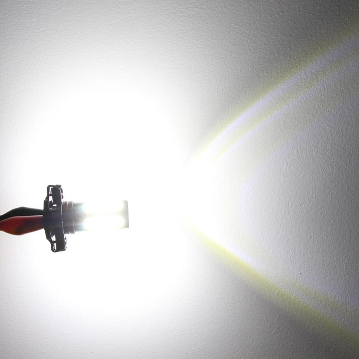 PSX24W 2504 LED Fog Lights Bulbs Super Bright 5730-SMD, 6000K Xenon White -Alla Lighting