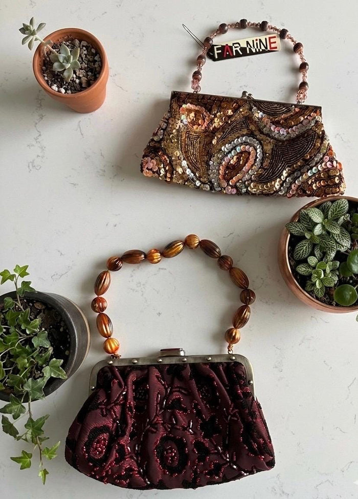 Retro 90’s Beaded Sequence Whimsical Purses
