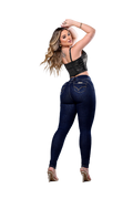 Rhero Women's High Waist Butt Lift Jeans Paants 57244