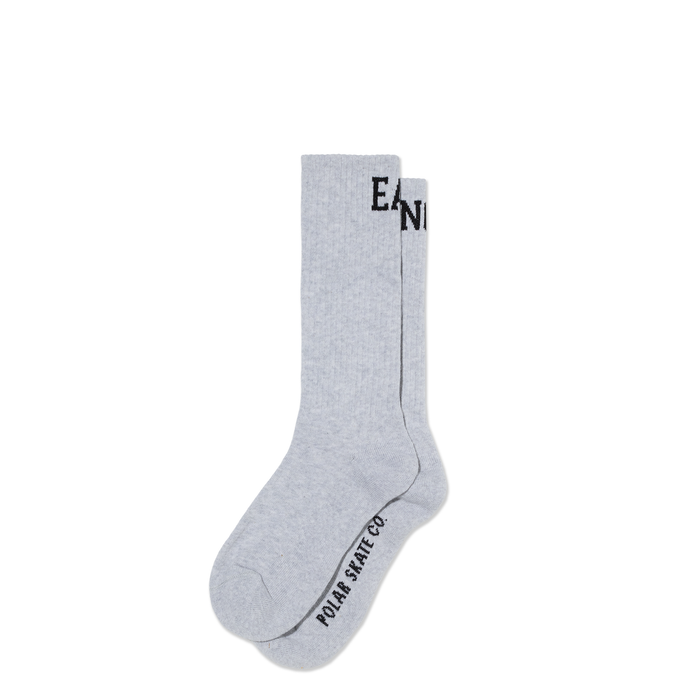 Rib Socks | Long | Easy Now - Heather Grey