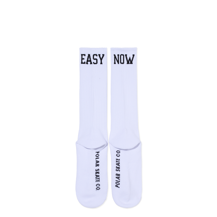 Rib Socks | Long | Easy Now - White