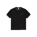 Ringer Tee - Black/Uniform Green