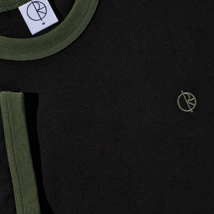 Ringer Tee - Black/Uniform Green
