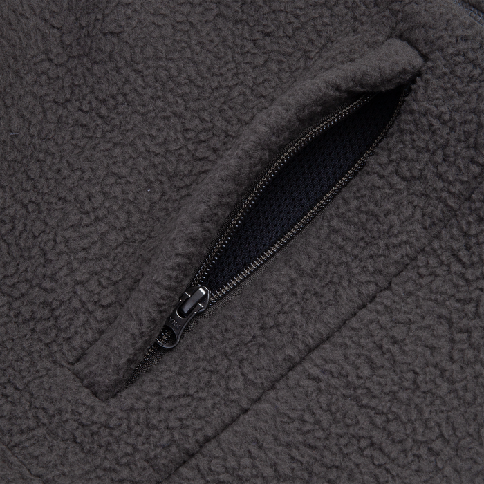 Roman Fleece Jacket - Dirty Black