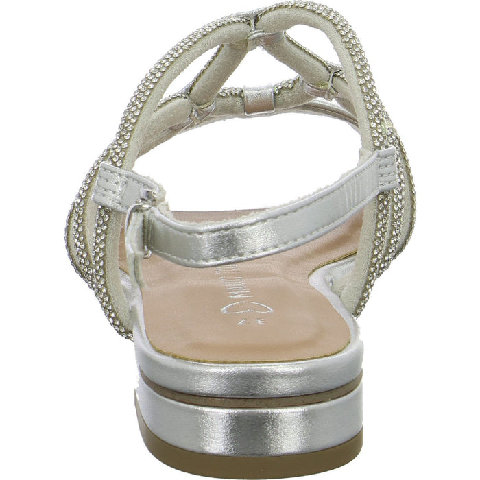 SANDALIA PLATA BRILLO PLANA MARCO TOZZI