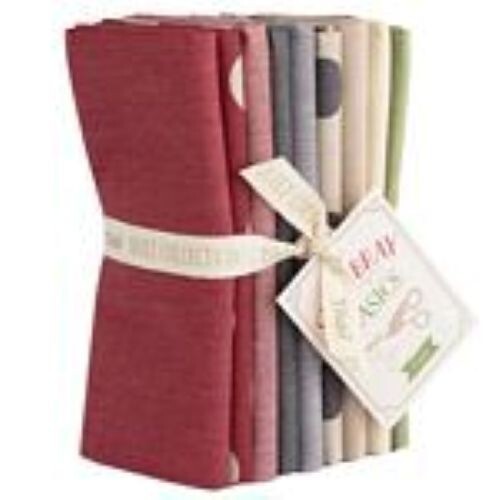 Seasonal Chambray - Fat Quarter - 9pc 20x22in Winter Hues -TIL300221
