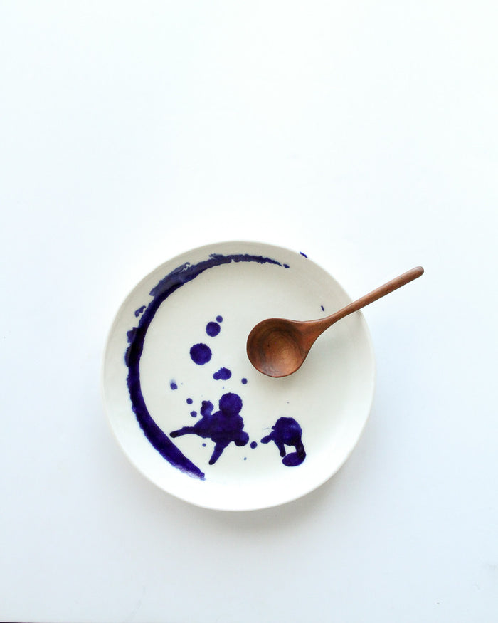 Settle Round Porcelain Platter - Splash