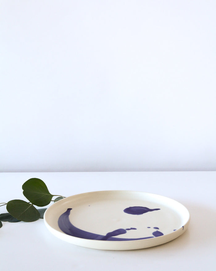 Settle Round Porcelain Platter - Splash