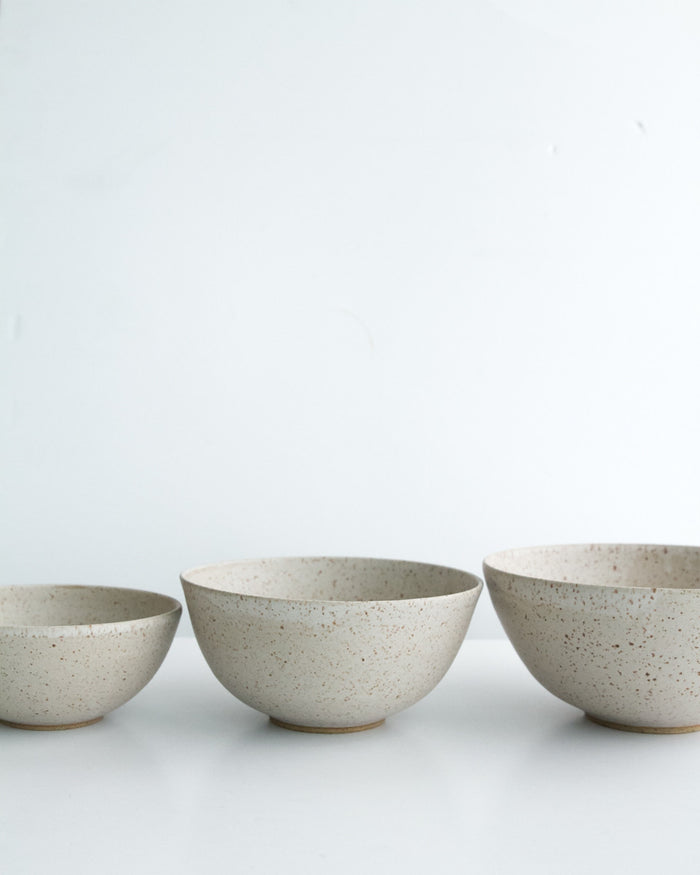 Speckled Stoneware Nesting Bowls