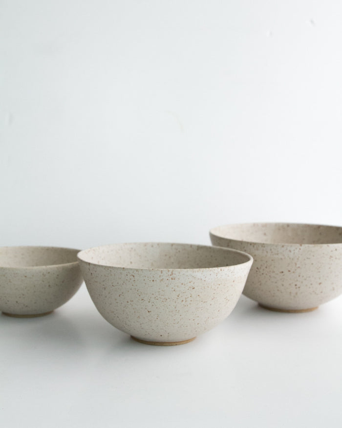 Speckled Stoneware Nesting Bowls